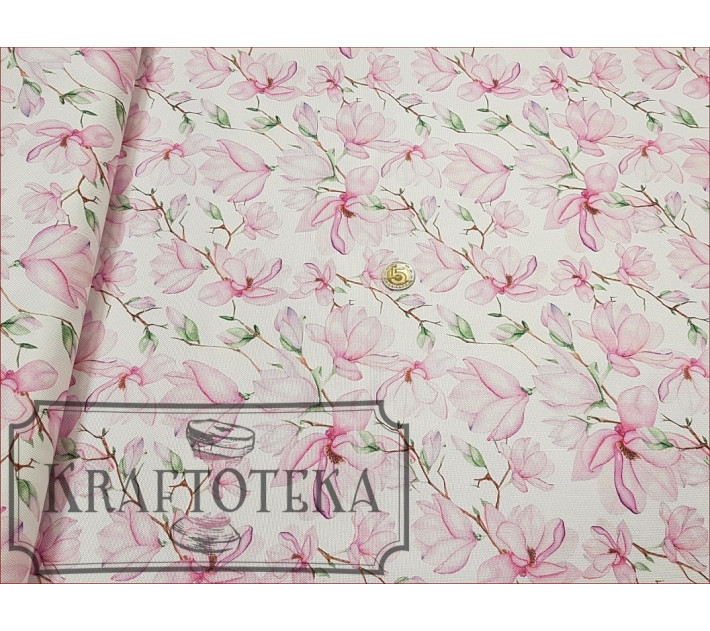 WOD-Kwiaty Magnolii na Bieli