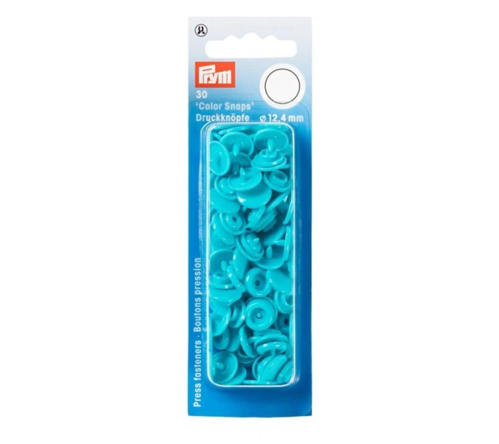 PRYM- Napy Plastikowe -Turkus