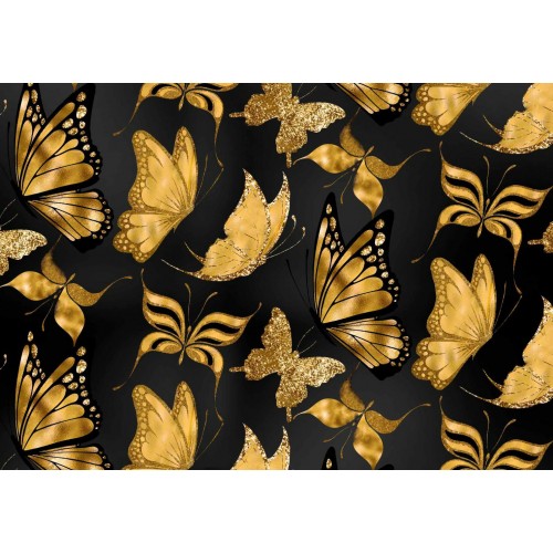 Motyle Złote -Czarny Cień -Cyfra2