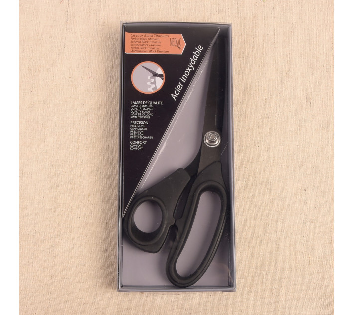Nożyczki MEDIAC M117-020 Black Titanium3