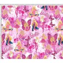 Barbi-Motyle -Ecrue Różowy -Cyfra -75cm