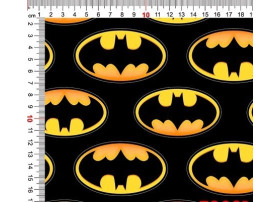 Batman Znak Żółty Opal na Czarnym -Cyfra 2