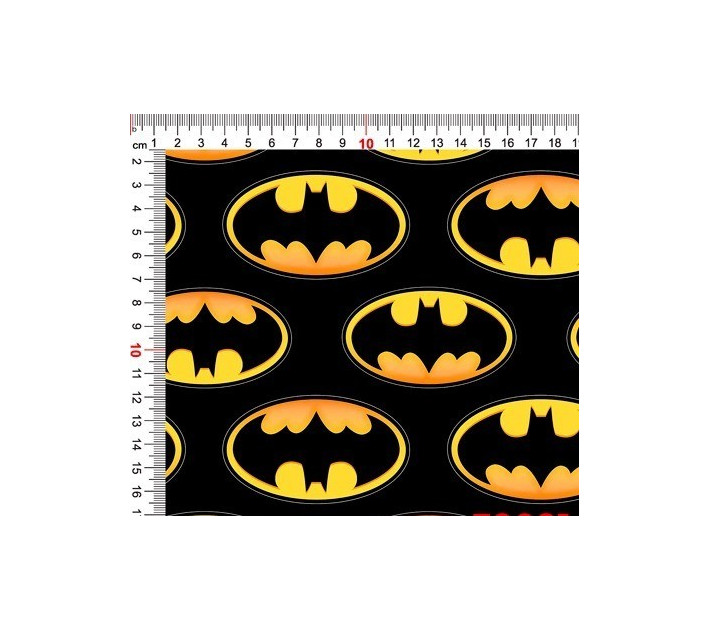 Batman Znak Żółty Opal na Czarnym -Cyfra