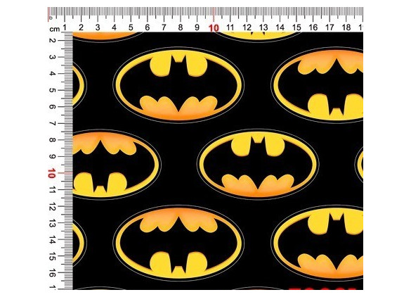 Batman Znak Żółty Opal na Czarnym -Cyfra