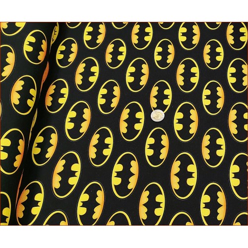 Batman Znak Żółty Opal na Czarnym -Cyfra