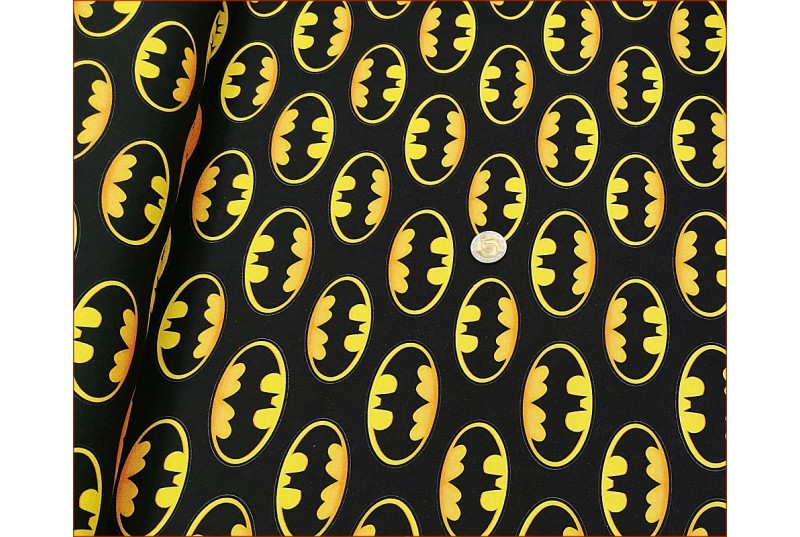Batman Znak Żółty Opal na Czarnym -Cyfra