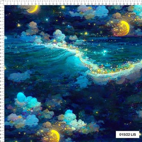 Morskie Fale Niebo i Gwiazdy -Cyfra