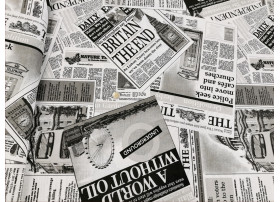 Tkan. Gazeta -Decor