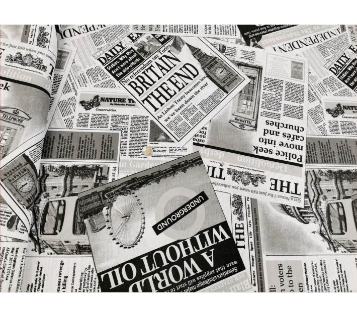 Tkan. Gazeta -Decor