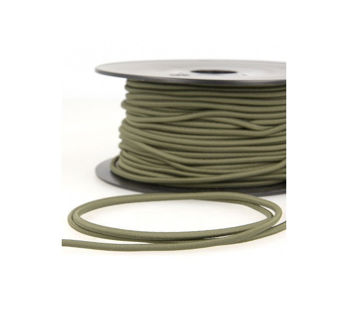 Guma okrągła 3 mm khaki