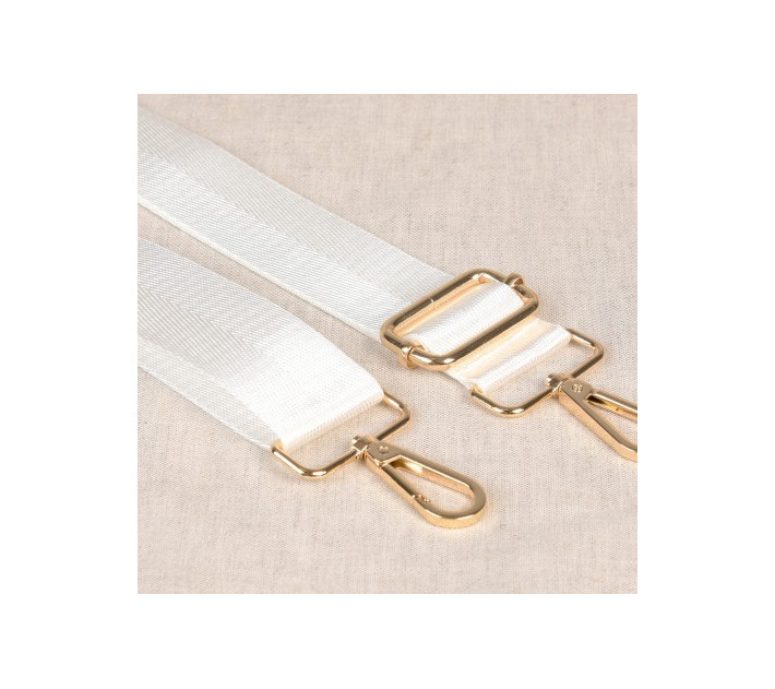 Pasek do torebki ecru