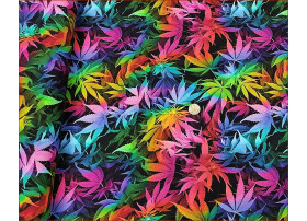 Marihuana Tęcza na Czarnym -Cyfra2